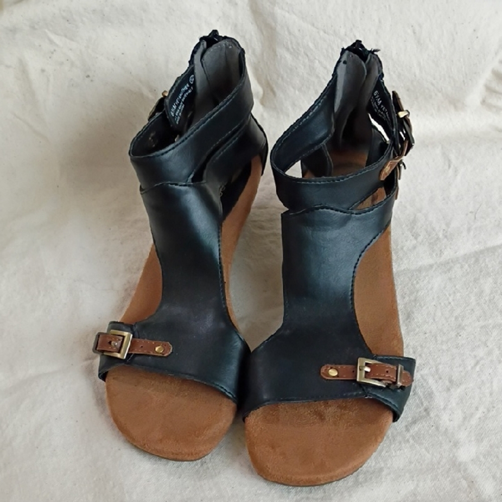 Stylish Black and Brown Women's Sandals